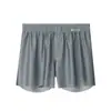 [Procesamiento Personalizado] Pantalones Aro de Seda de Hielo Ropa Interior para Hombre Talla Grande Frescos y Cómodos Pantalones Sueltos para Casa Venta al por Mayor OEM