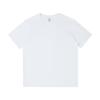 Camiseta Pesada Estilo Americano, Manga Corta para Hombre de Algodón Puro Media Manga, Camiseta Básica Casual Discreta, Top Holgado y Sencillo de Color Sólido