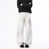 Pantalones Tie-Dye con Estampado de Leopardo Estilo Americano para Hombre, Primavera y Otoño, Tallas Grandes, Marca de Moda, Pantalones Casuales Sueltos de Pierna Recta Ancha