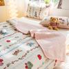 Cobertor de Cama Veludo de Leite Classe A Peça Única Dormitório Forrado com Fleece Cama Tatami Lençóis de Cama Conjunto de Três Peças Inverno Bebê Veludo Coral Capa de Cama Kang
