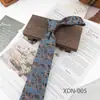 Corbata de Negocios Vintage para Hombre de 8CM Formal Hecha a Mano Corbata de Jacquard Versátil Moda Casual Accesorio para Traje En Stock