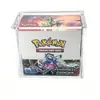 Fornecimento Transfronteiriço de Caixas Magnéticas de Acrílico, Caixas Transparentes para Exibição de Cartas de Jogo Pokemon com Tampas e Proteção Contra Poeira Etb