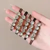 Anel de cabelo laço de strass luxo leve senso elevado corda de cabelo coreana faixa de cabelo alta elasticidade cocar transfronteiriço atacado