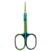 Tesoura de Manicure Cosmética de Aço Inoxidável Estilo Russo para Cotovelo Removedor de Calos Frontal Afunilado Curvo Ultra-fina Esfoliante para Calos