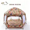 Barraca infantil, barraca pequena para uso doméstico, barraca de acampamento, casa de brincar para bebê transfronteiriça, barraca hexagonal, Amazon, barraca dobrável, atacado