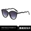 Nuevas Gafas de Sol Redondas Retro Personalizadas Estilo Europeo y Americano de Moda de Gama Alta para Hombres y Mujeres Protector Solar para Exteriores Tendencia 2025