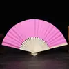 Abanico plegable blanco de 7 pulgadas para pintar niños papel para colorear abanico blanco de color materiales creativos DIY hechos a mano para preescolar
