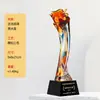 Novo Troféu de Cristal de Vidro com Animal, Troféu Comemorativo de Prêmio de Funcionário Destaque, Troféu de Aniversário de Alto Padrão e Atmosférico
