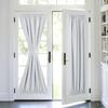 Amazon comércio exterior francês cor sólida alta sombreamento guarda-sol porta cortina de desgaste tipo pequena porta e janela cortina acabado fábrica atacado
