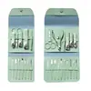 Set de Cortaúñas, Tijeras para Uñas, Limpiaorejas, Pinza para Cutícula, Herramientas de Pedicura, Cortadores Planos y Angulados para Eliminar Cutículas, Set Completo de Manicura