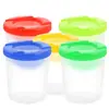 Lavapinceles de Pintura de Arte Nuevo Transfronterizo Multifuncional Antifugas Taza para Mezclar Colores Portátil para Niños Taza Lavapinceles Acrílico Gouache