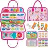 Tablero de aprendizaje infantil transfronterizo Tablero de actividades Tablero ocupado Rompecabezas educativo Juguete de práctica de vestirse Juguete sensorial Regalo Venta al por mayor
