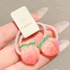 Gomas para el pelo de niña de verano con bonitos diseños de frutas, suaves con el cabello, adecuadas para niñas pequeñas, gomas elásticas para el pelo, accesorios para el pelo para niños