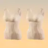 Colete Quente Original Modelador para Mulheres com Bojo Integrado, Outono/Inverno, Top Camada Base Modelador Corporal
