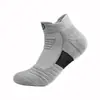 Meias Elite Meias de Basquete Masculinas Meias Curtas Engrossadas Base de Toalha Absorventes de Suor Respiráveis Meias de Corrida Meias para Esportes ao Ar Livre para Homens