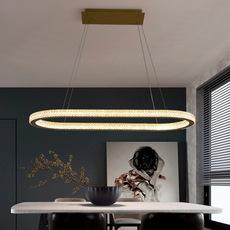 Candelabro de restaurante simple moderno lámpara de oficina nórdica hogar personalidad creativa lámpara de bar diseño ovalado lámpara de comedor