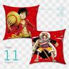 Almohada de Anime Merchandising de One Piece Luffy Chopper Zoro Sanji Cojín Almohada Cuadrada Regalo de Cuero Dropshipping