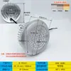 Módulo de Fonte de Luz Lâmpada de Magnólia LED Lâmpada de Paisagismo para Pátio Módulo de Reposição para Lâmpada de Rua Quadrada Redonda Externa