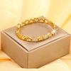 Pulsera caliente europea y americana femenina de acero de titanio Pulsera de acero de titanio europea y americana que no se decolora Diseño de nicho de alto sentido incrustado con diamantes en stock al por mayor