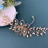Nuevo Accesorio para el Cabello de Novia de Comercio Exterior, Peine Sencillo y Elegante con Pedrería para Peinados Recogidos, Peine Accesorio Lateral Dz322