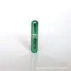 Botella de perfume Spot de 5 ml con llenado inferior reciclable botella de spray de perfume portátil recargable botella de aluminio electroquímico para perfume