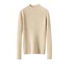 Suéter de Cachemir Grueso de Cuello Alto para Mujer en Otoño e Invierno Aspecto Adelgazante Jersey de Punto de Cachemir Prendas de Punto Camisa Base Superior