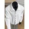 Novedad Otoño 2026 Camisa de Manga Larga Oversize Estilo Hong Kong Cuello Solapa M-5X HC26640-TeP34
