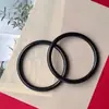 Bolsa tejida a mano DIY accesorios portátil asa en forma de D asa de imitación madera asa