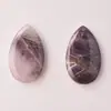 Pingente de pedra de cristal natural gota d'água transfronteiriço pedra bruta natural lágrima joia de safira ornamento de colar
