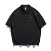 Camisa polo masculina de manga curta, estilo japonês, da moda, com bordado simples e design solto, para o verão de 2025