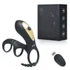 Anel peniano "Menglong" para uso masculino, anel massageador vibratório auto-sucção para uso masculino, atacado de fábrica de brinquedos sexuais adultos