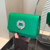 Bolsa de Moda de Nicho Xiaofang 2025 Nova Transversal de Ombro Único Verão Corrente Bolsa Quadrada Pequena Versátil Bolsa Transversal de Axila