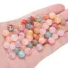 Cuentas Redondas Acrílicas Bicolor de 8-10mm Hechas a Mano para Pulsera DIY Casera, Cadena de Teléfono Móvil, Cuentas Sueltas, Accesorios de Joyería