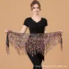 Novos Figurinos de Performance para Dança do Ventre, Trajes Sexys com Lantejoulas e Franjas para Prática de Dança Indiana, Trajes de Palco para Nightclub de Jazz