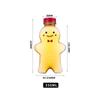 Taza para Bebida de Hombre de Jengibre 350ml 500ml Taza de Té de Leche Popular en Internet Botella de Plástico Transparente Botella para Bebidas de Mascotas Sub-Botella