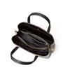 Bolsa Tote Grande e Prática em Couro Genuíno com Padrão de Crocodilo, Bolsa de Mão Feminina Moderna e Estilosa, Bolsa de Ombro Versátil para Mulheres