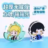 Suporte Acrílico Sem Base, Bloco Acrílico Shaker Personalizado, Bloco de Mahjong Espesso Multicamadas, Peça de Exibição de Mercadorias de Anime