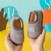 Zapatos de Algodón para Bebé de Imitación de Lana de Cordero para el Hogar para Otoño e Invierno, Pantuflas para Niños Pequeños de Interior con Talón Cubierto