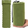 Colchón inflable ultraligero para acampar al aire libre, para una sola persona, con almohada, plegable, para una sola persona, apto para acampar al aire libre.