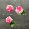 Flores Artificiales con 3 Cabezas, Peonía Koi, Decoración de Boda para Hotel, Arte Floral, Flores Falsas de Atrezzo, Flores Decorativas en Stock