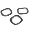 Arruela de onda de ferro preto junta de onda M3/M4/M5/M6/M8/arruela de mola de três ondas