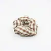 Scrunchies Personalizados Estilo Coreano para Primavera e Verão 2026, Elásticos de Cabelo Xadrez para Rabos de Cavalo Baixos, Toque de Luxo para Mulheres