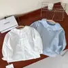 Camisa Rantuo para Meninas 2026 Novo Estilo Acadêmico Infantil Manga Longa para Bebês e Crianças Pequenas Camisa Versátil da Moda Transfronteiriça