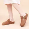 Zapatos de Mujer para Primavera y Otoño, Zapatos Retro Estilo Birkenstock Hechos a Medida con Plantillas Elevadoras, Zapatos Individuales Casuales de Punta Cerrada con Suela Suave, Zapatos de Mujer de Moda