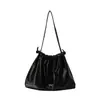 Bolsa de Ombro com Cordão de Grande Capacidade Estilo Simples 2026 para Mulheres, Bolsa de Ombro Casual da Moda, Bolsa Tote Tendência Estilo Coreano