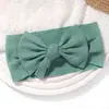 Diadema para bebé transfronteriza más vendida de Amazon, suave y elástica, borde ancho, lazo de color sólido, diadema para niños 3571