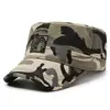 Gorra táctica bordada de ala plana para exteriores, sombrero de sol casual para hombre, gorra estilo militar multicolor de camuflaje, para ventas transfronterizas