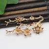 COCAR DIY acessórios de cobre puro garra vazia Flor Ramo pingente vintage acessórios de cabelo nupcial acessórios cocar acessórios DIY materiais artesanais