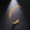 Pulsera de Acero Inoxidable para Mujer de Moda, Más Vendida de Comercio Electrónico Transfronterizo, Sencilla, con Abertura de Aro con Corte en C