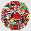 50 Mariquitas Lindas de Dibujos Animados en Graffiti Estilo Ins Diseño de Insectos para Decoraciones Creativas